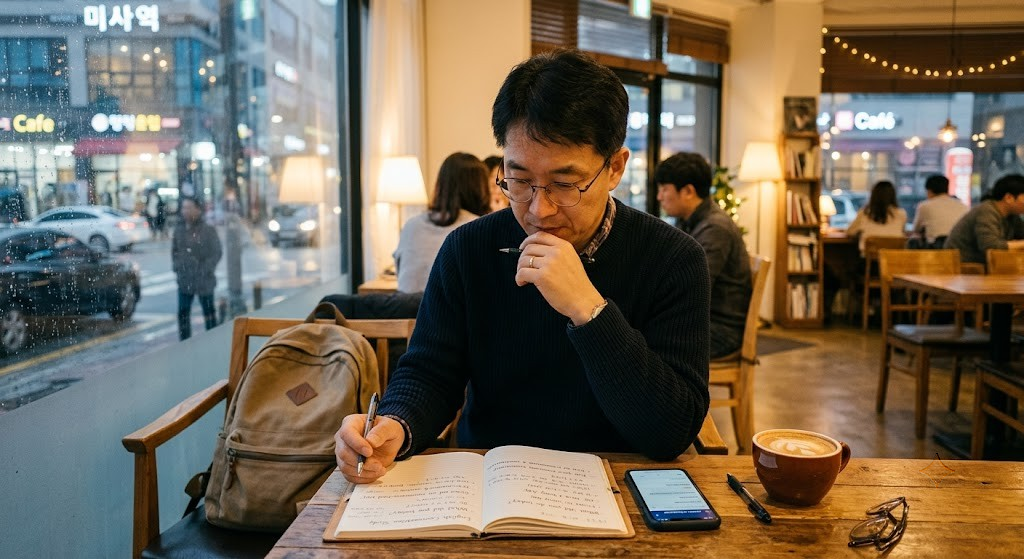 퇴근 후 20~30분이라도 그날 배운 표현을 다시 말해보면 복습하기 좋았어요.